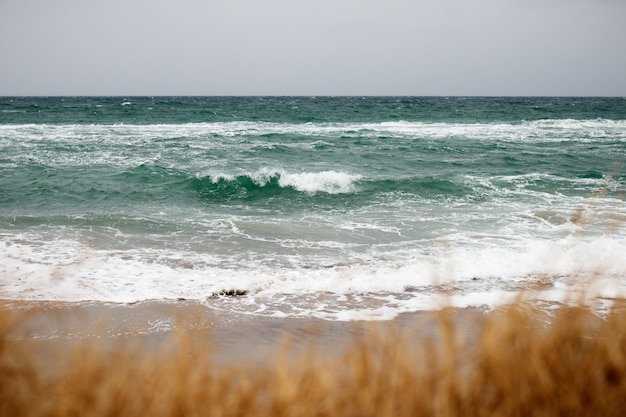 Vista sul mare e le onde