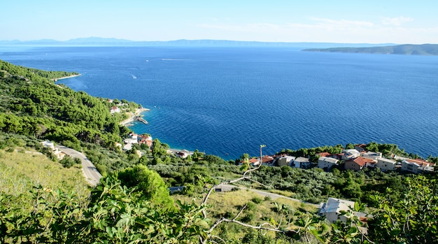 Vista sul mare in Croazia