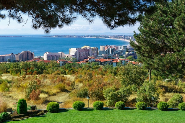 Vista sulla baia di Sunny beach resort