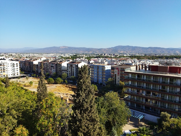 vista sulla città all'aperto