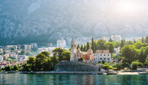 Vista sulla città del Montenegro