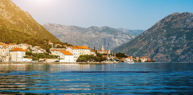 Vista sulla città del Montenegro