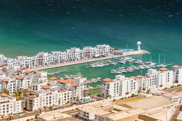 Vista sulla città di Agadir in estate Marocco