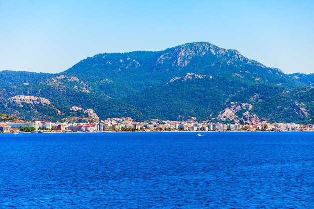 Vista sulla città di Marmaris in Turchia