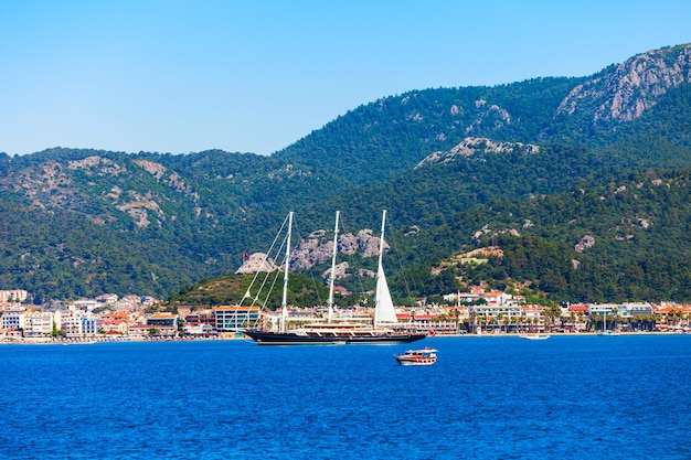 Vista sulla città di Marmaris in Turchia