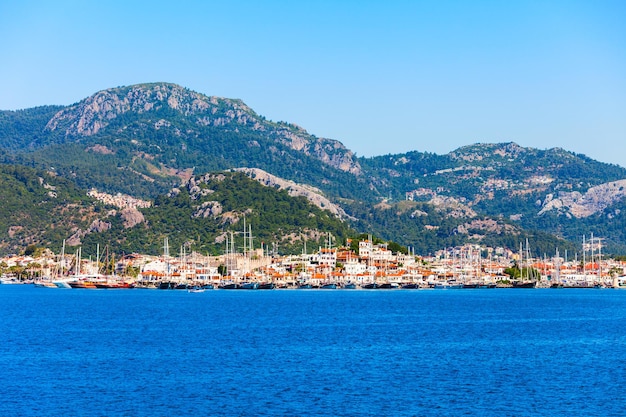 Vista sulla città di Marmaris in Turchia