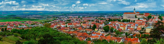 Vista sulla città di Mikulov