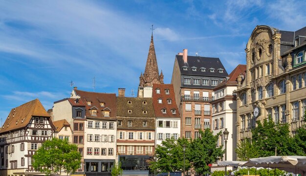 Vista sulla città di Strasburgo