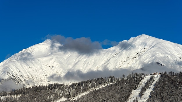 Vista sulla località montana Laura GAZPROM Sochi