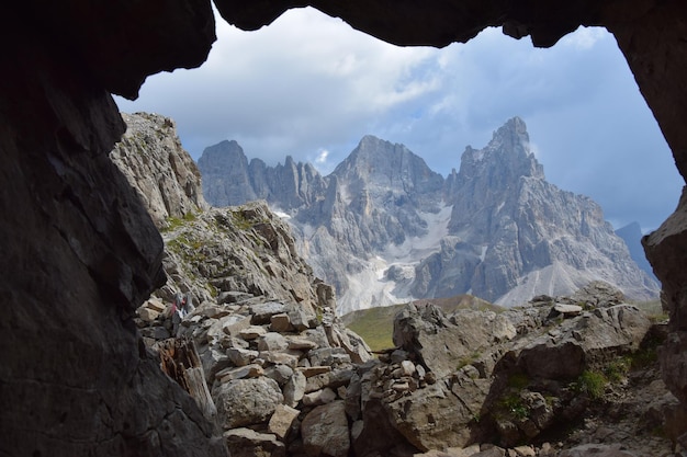 Vista sulla montagna