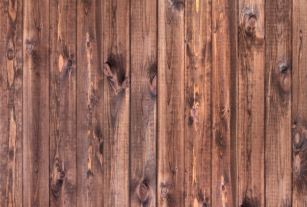 Vista superiore del fondo di legno marrone