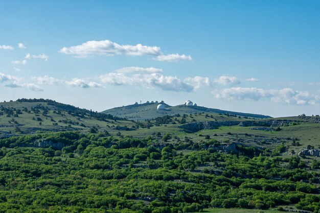 Viste panoramiche dal Monte Ai-Petri. Crimea