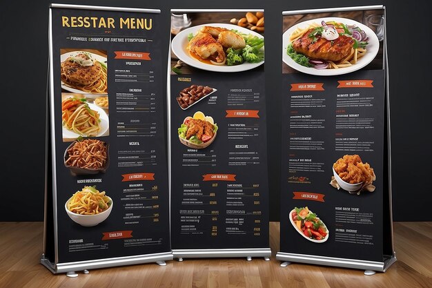 Visualizzazione del menu del ristorante