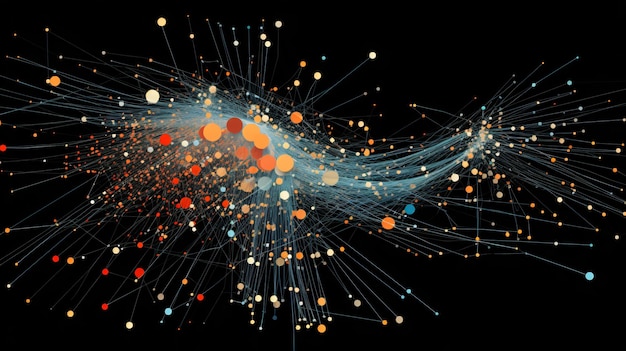 Visualizzazione di big data Digital Data Threads Plot