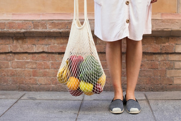 Vita ecologica con borsa