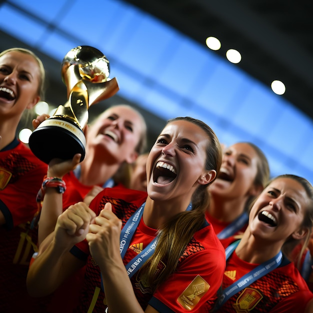 Vittoria della nazionale di calcio femminile della Spagna