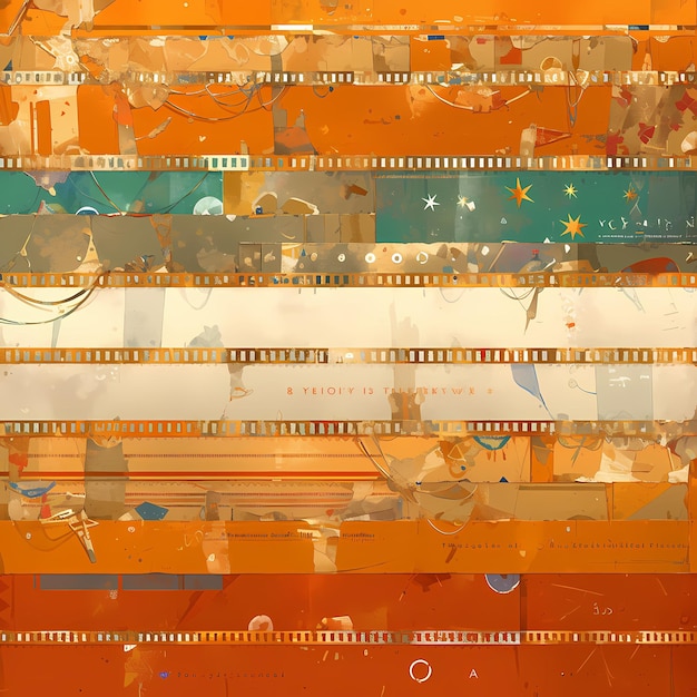 Vivid Filmstrip Collage 95 caratteri