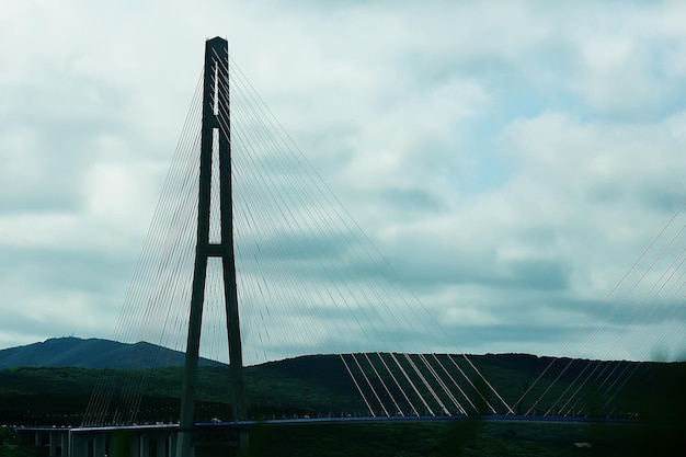 Vladivostok vista del ponte della città