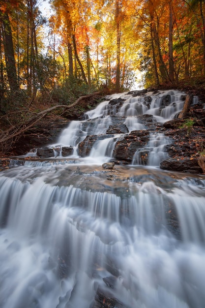 Vogel State Park Georgia USA durante l'autunno