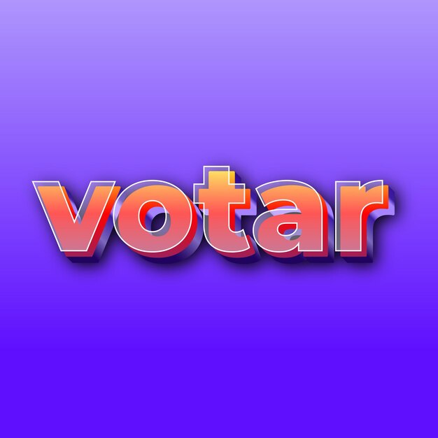 votarText effetto JPG sfumato sfondo viola foto card