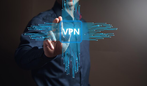 VPN sulla scheda madre sullo schermo