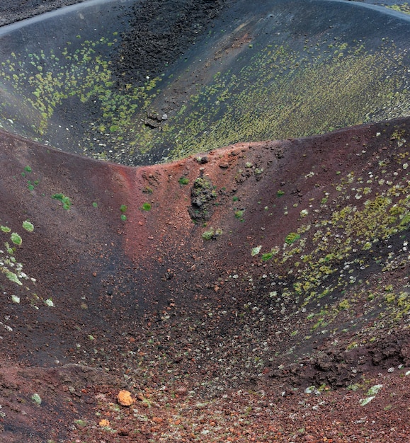 Vulcano Etna vista Sicilia Italia