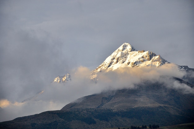 Vulcano Ilinizas in Ecuador