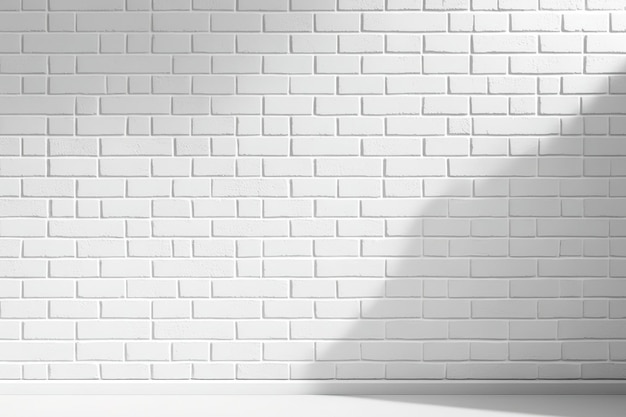 Vuoto bianco mattone muro di pietra texture mockup vista laterale Vuoto decorare la superficie dell'edificio o lo sfondo mock up Modello di effetto struttura in mattoni o pavimento a blocchi chiari