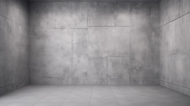 Vuoto colore grigio Texture Wall Studio sfondo