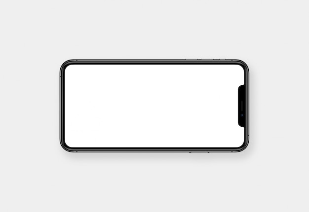 Vuoto vuoto orizzontale dello schermo del telefono cellulare