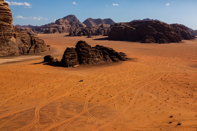 Wadi Rum Desert in Giordania