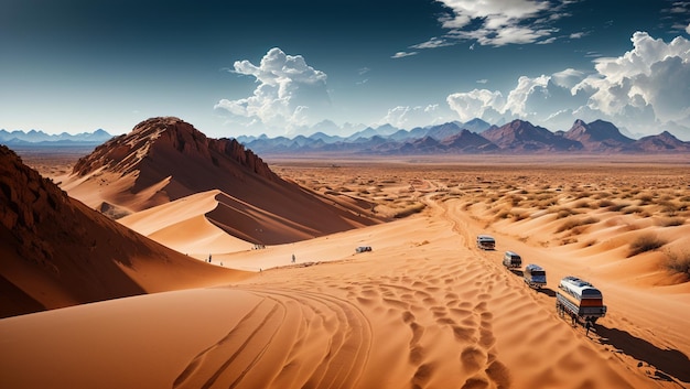 wadi rum paese deserto a mezzogiorno