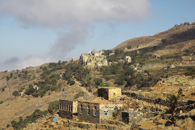 Wadi Sara nelle montagne Yemen