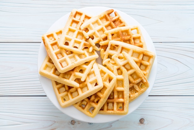 waffle sul tavolo