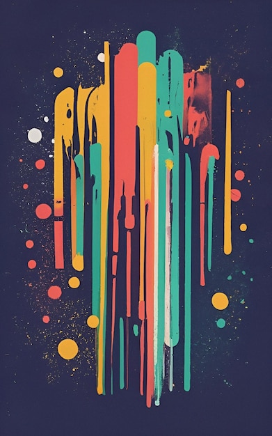 Wallpaper Background Abstract Android Illustrazione colorata Arte digitale