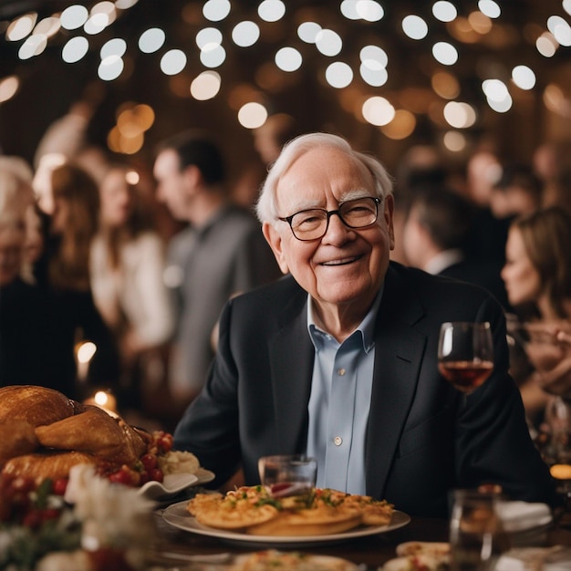 Warren Buffett celebra il giorno del Ringraziamento