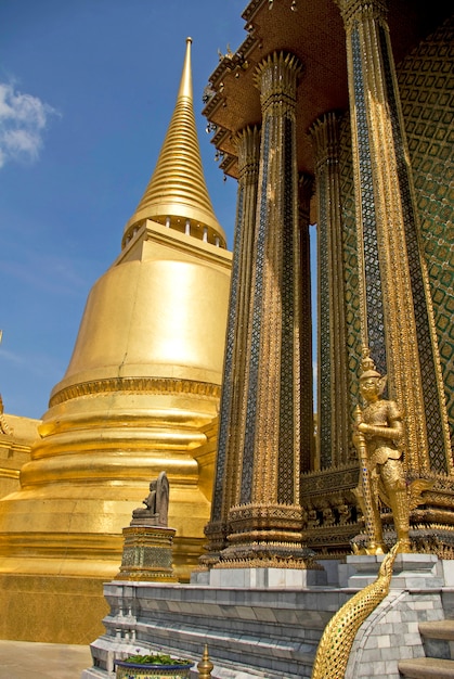 Wat Phra Kaeo, Tempio di Emerald Buddha, Tailandia