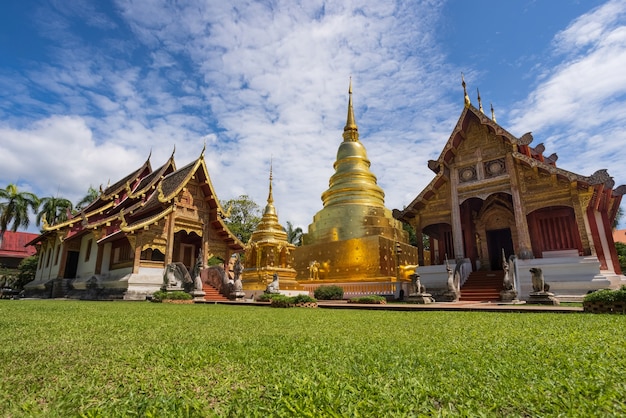 Wat Phra Singh, il tempio più bello di Chiang Mai, Thailandia.