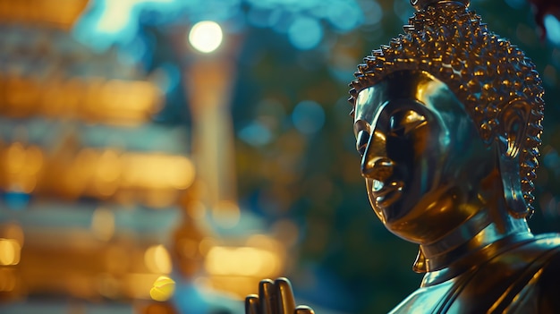 Wat Phra That Doi Suthep è una delle principali destinazioni turistiche di Chiang Mai Thailandia Generative AI