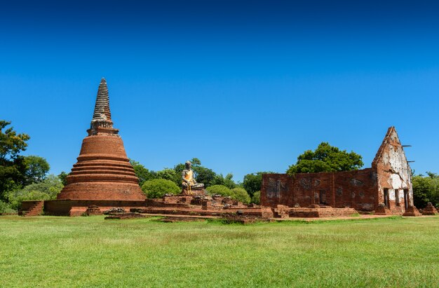 Wat Worrachettharam La misurazione è un tempio importante ad Ayutthaya, in Tailandia. Ayutthaya storico