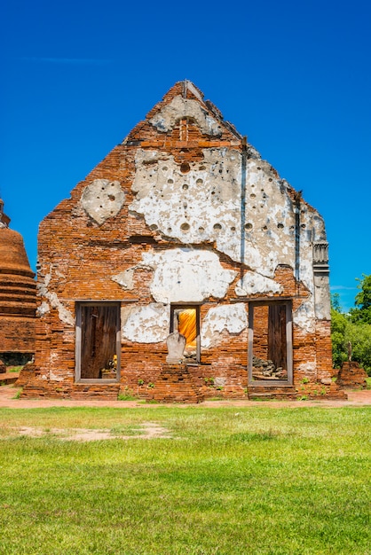 Wat Worrachettharam La misurazione è un tempio importante ad Ayutthaya, in Tailandia.