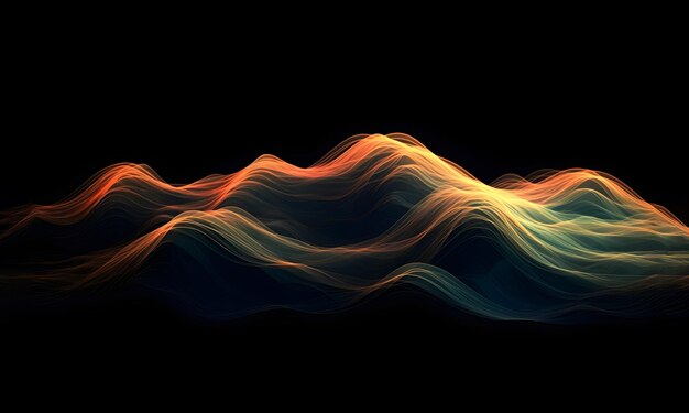 Wavy Abstract Background