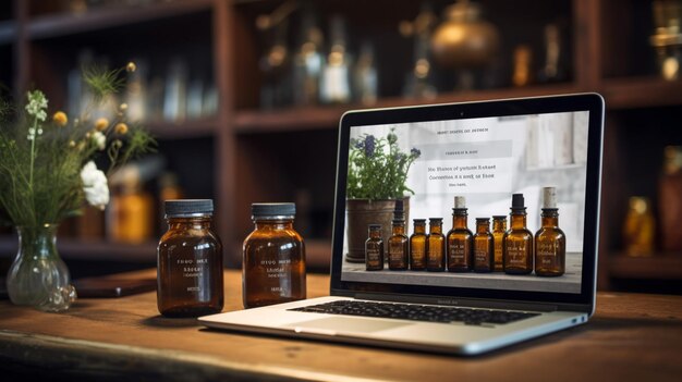 web design moderno per una farmacia AI generativa