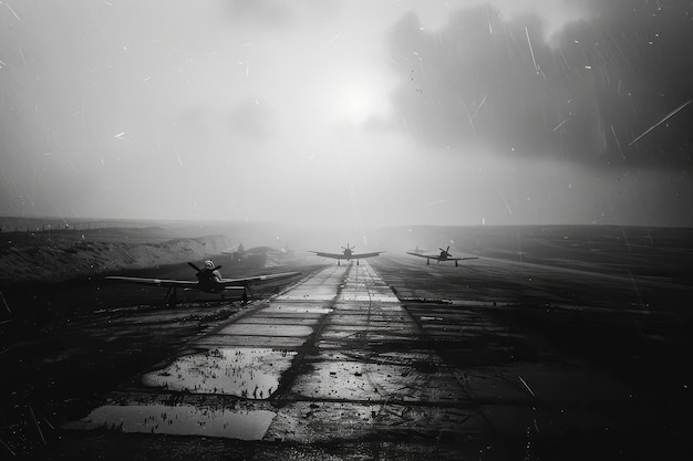 Westward Bound cattura gli aerei in avanzamento della seconda guerra mondiale in un capolavoro di fotografia di guerra in bianco e nero