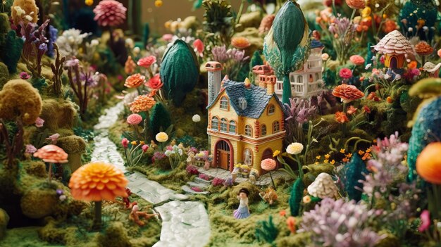 Whimsical Toy Garden Scopri un mondo di delizie in miniatura