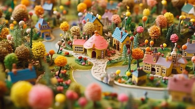 Whimsical Toy Garden Scopri un mondo di delizie in miniatura