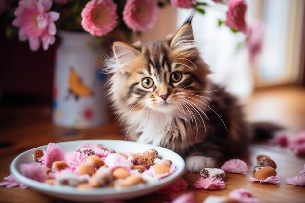 Whiskerlicious Treats Purrfect Cat Food Banner