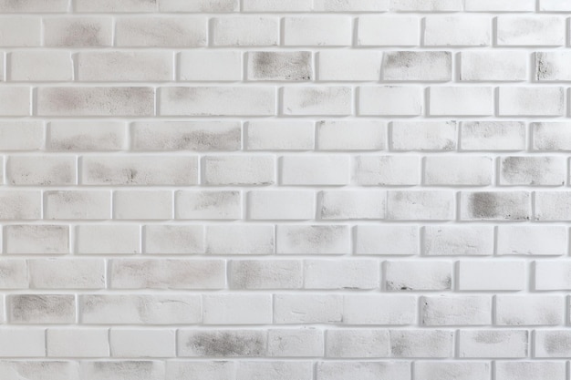 White Brick Wall Texture Ai generativa