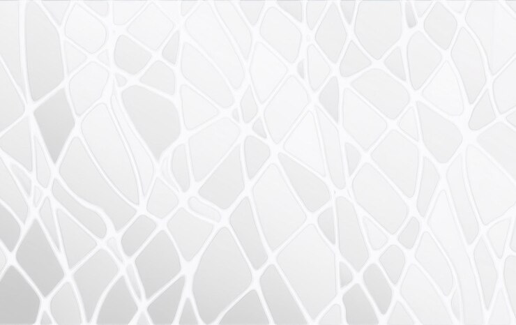 Photo white grid line voronoi pattern on a geometric background