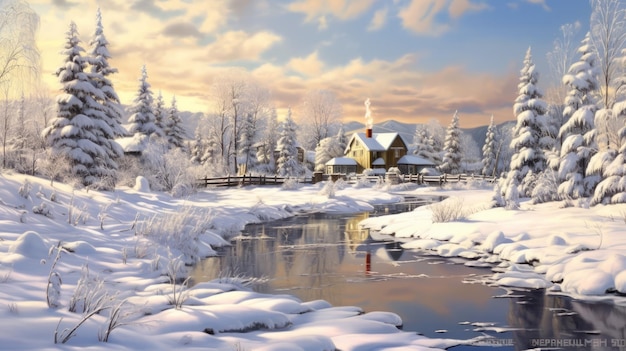 Winter Wonderland Una casa in legno da sogno nella provincia del Quebec